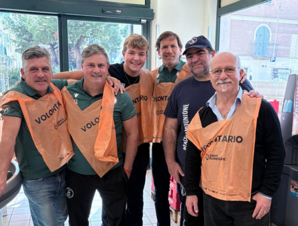 L’Unione Rugby San Benedetto al fianco del Banco Alimentare per la Colletta 2025