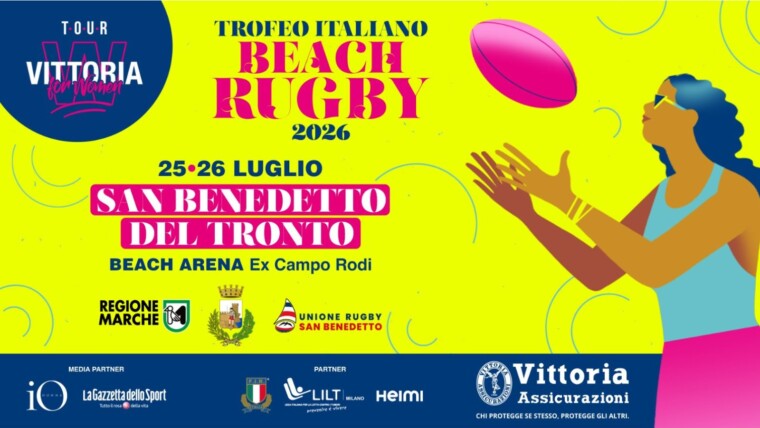 San Benedetto si prepara a un grande weekend di beach rugby, prevenzione e divertimento